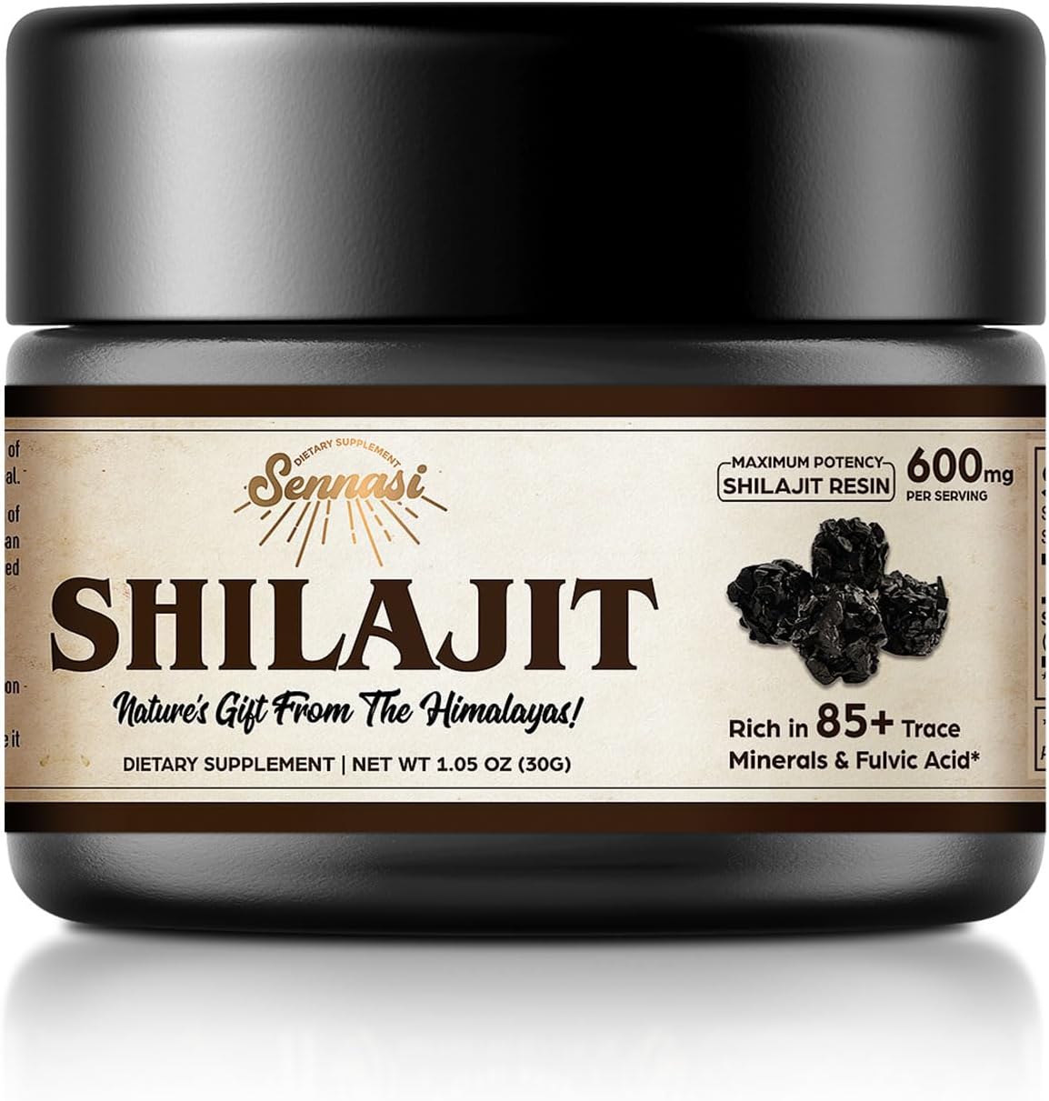 Shilajit Resin Pure - Shilajit Pure Himalayan Organic Shilajit Resin,