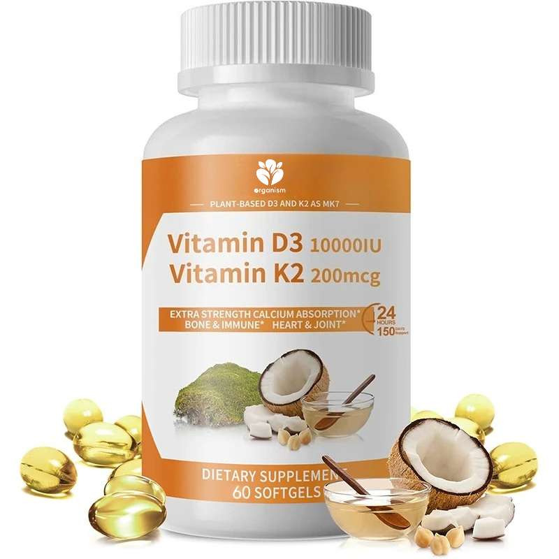Mct Oil Coconut - D3 K2 Vitamin 200 micrograms (100