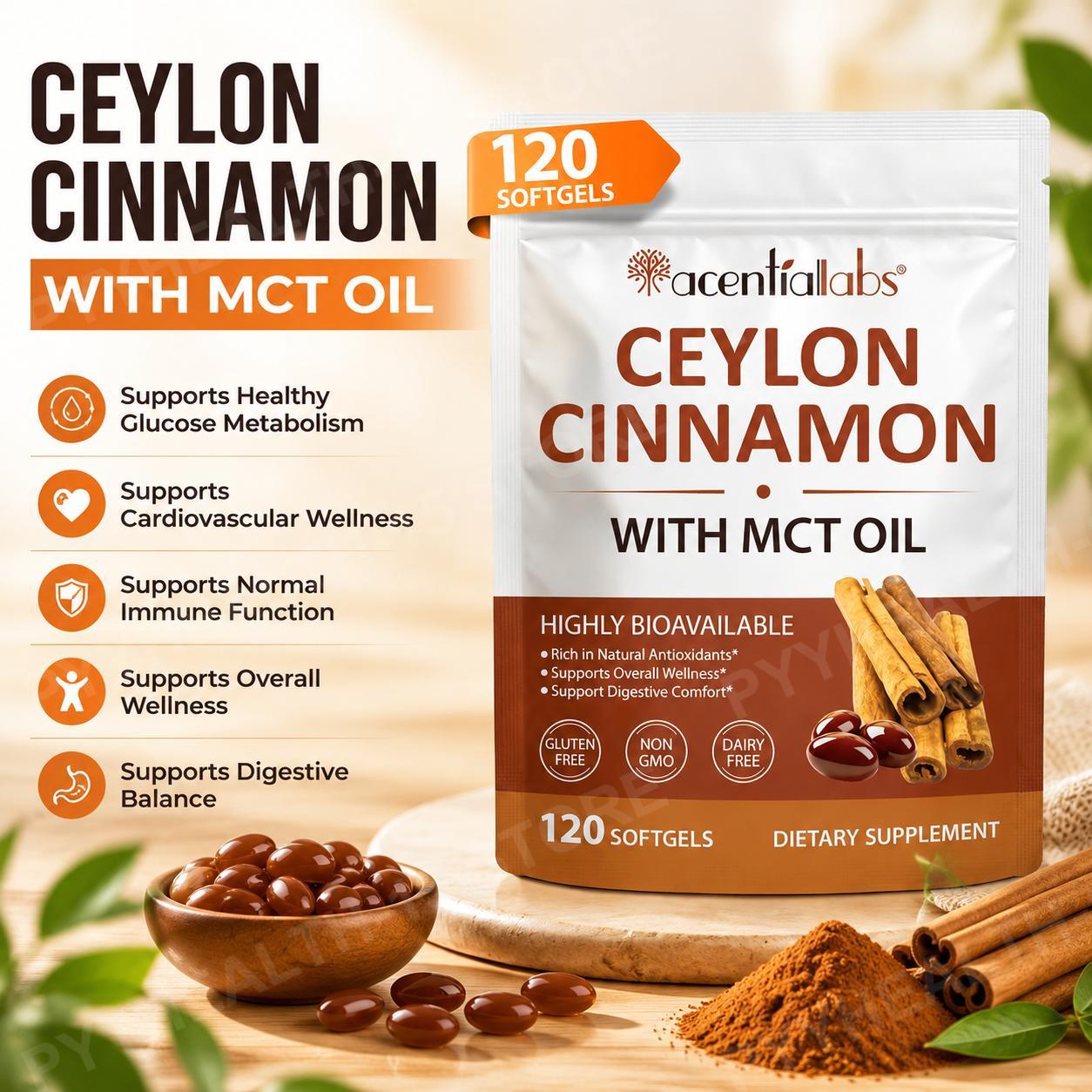 Mct Oil Coconut - Ceylon Cinnamon with Coconut MCT Oil