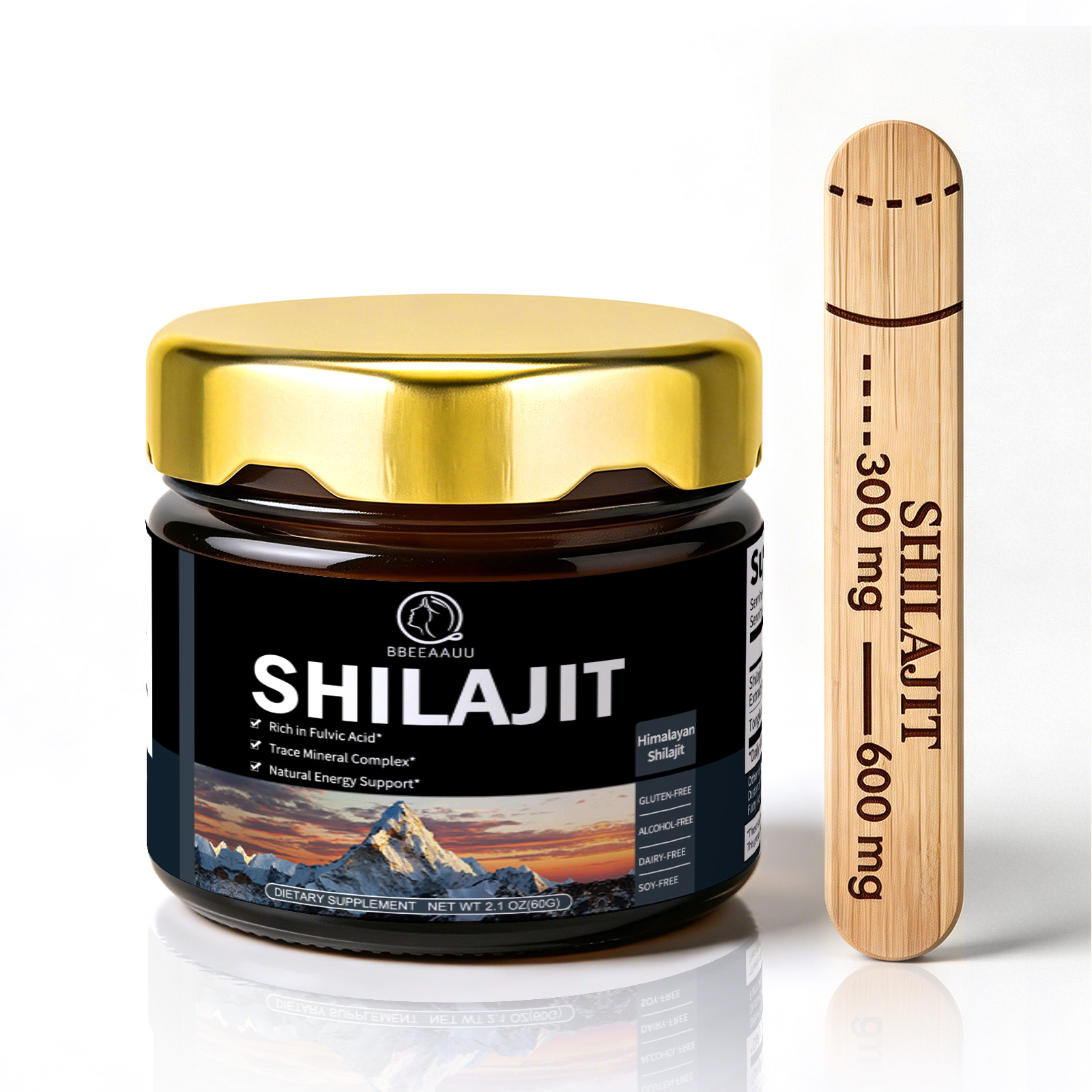 Shilajit Resin Pure - BBEEAAUU 100% Pure Shilajit Resin Shilajit