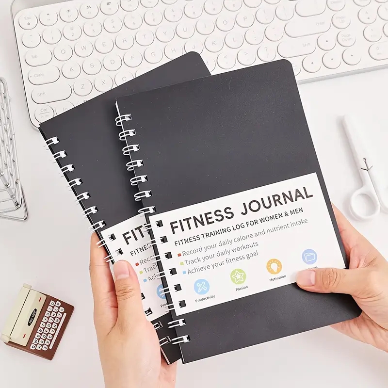 Nutrition Fitness Plan - Fitness Journal Notebook Daily Exercise and