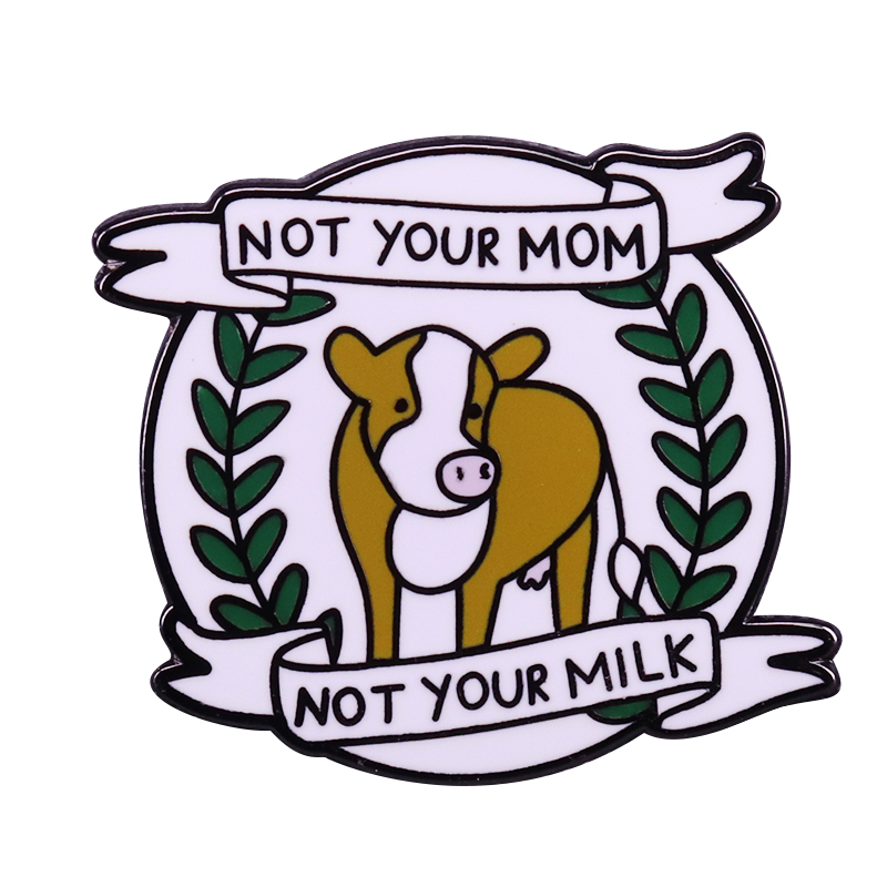 Nutrition Fitness - Vegan Pin Animal Rights Brooch Make