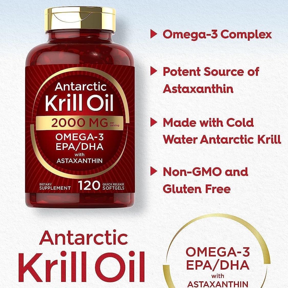 Nutrition Fitness - Krill oil soft capsules supplement nutrition,