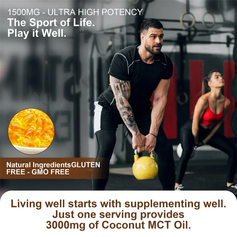 MCT Oil Supplement - Contains  - Mct Oil Coconut ulasan dan harga