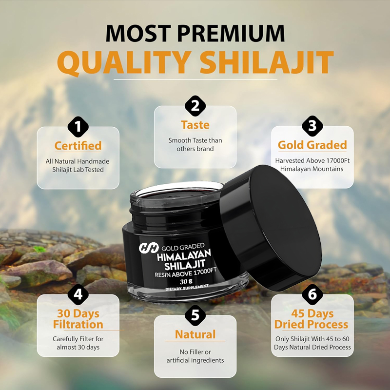 Pure Himalayan Shilajit Resin, - Shilajit Resin Pure ulasan dan harga