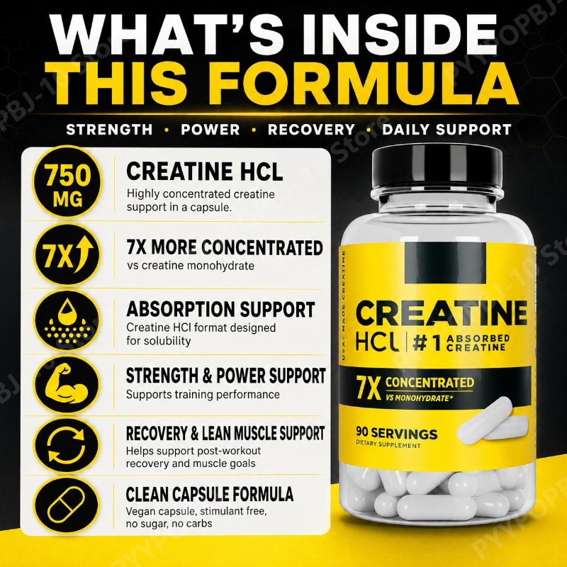 Creatine HCl 750mg 90 Capsules - Nutrition Fitness ulasan dan harga