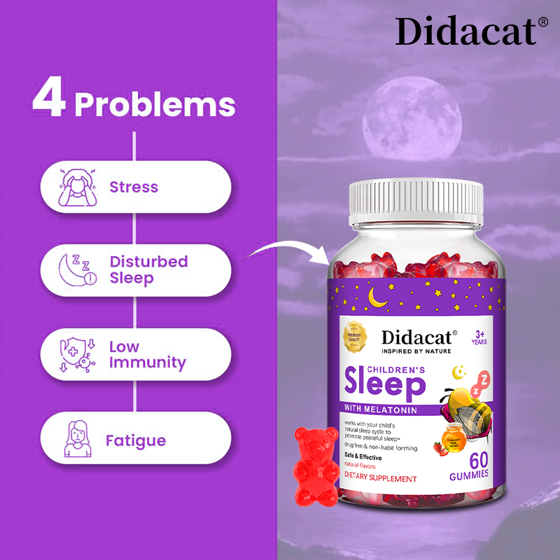 Kids Melatonin Gummies - Gentl - Melatonin Sleep Gummy ulasan dan harga