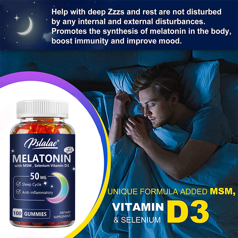 Melatonin Gummies 50mg - Sleep - Melatonin Sleep Gummy ulasan dan harga