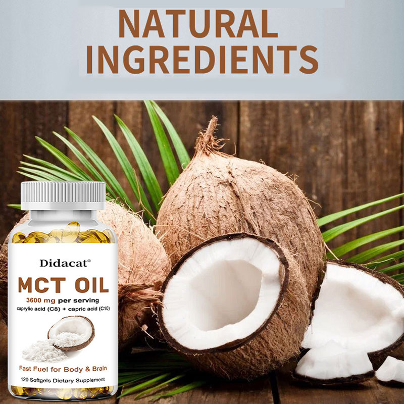 Pure MCT Oil Capsules 3000mg,  - Mct Oil Coconut ulasan dan harga