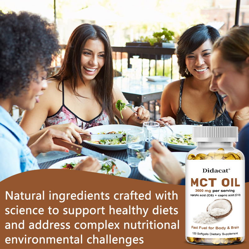 Pure MCT Oil Capsules 3000mg,  - Mct Oil Coconut ulasan dan harga