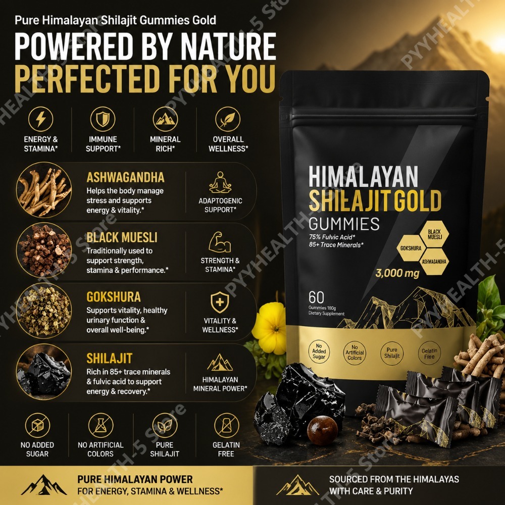 Pure Himalayan Shilajit Gummie - Shilajit Resin Pure ulasan dan harga