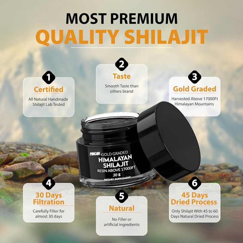Pure Himalayan Shilajit Resin, - Shilajit Resin Pure ulasan dan harga