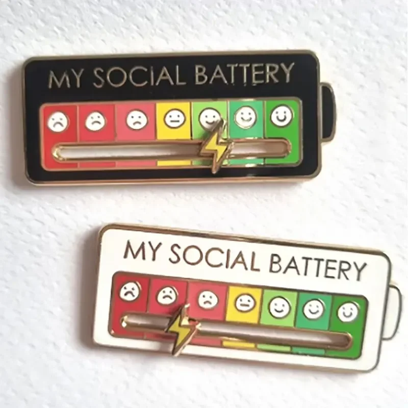 My Social Power Battery Brooch - Nutrition Fitness ulasan dan harga