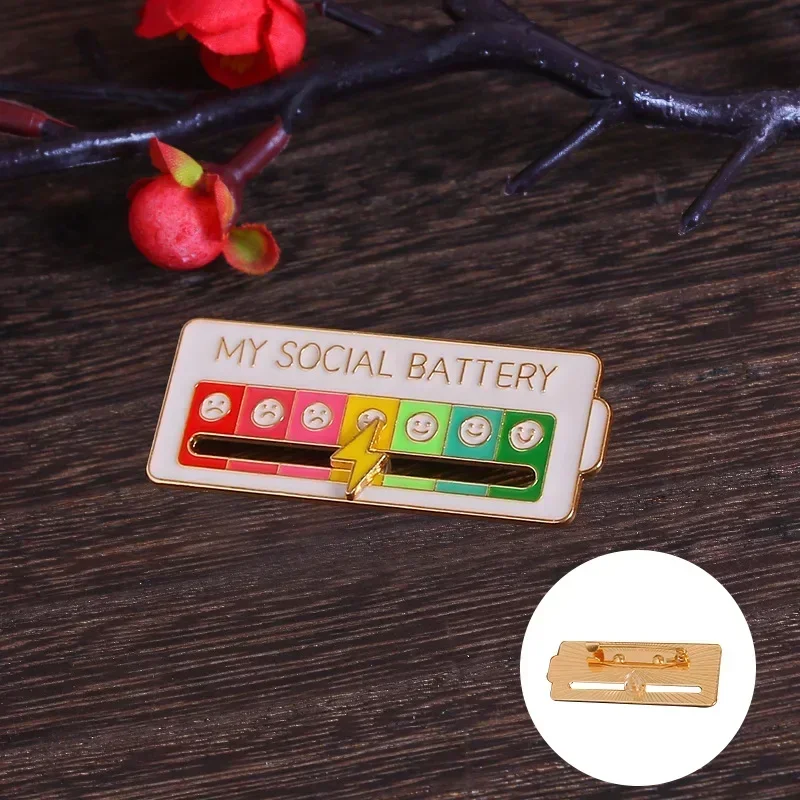 My Social Power Battery Brooch - Nutrition Fitness ulasan dan harga