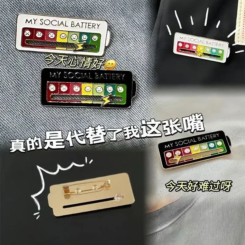 My Social Power Battery Brooch - Nutrition Fitness ulasan dan harga