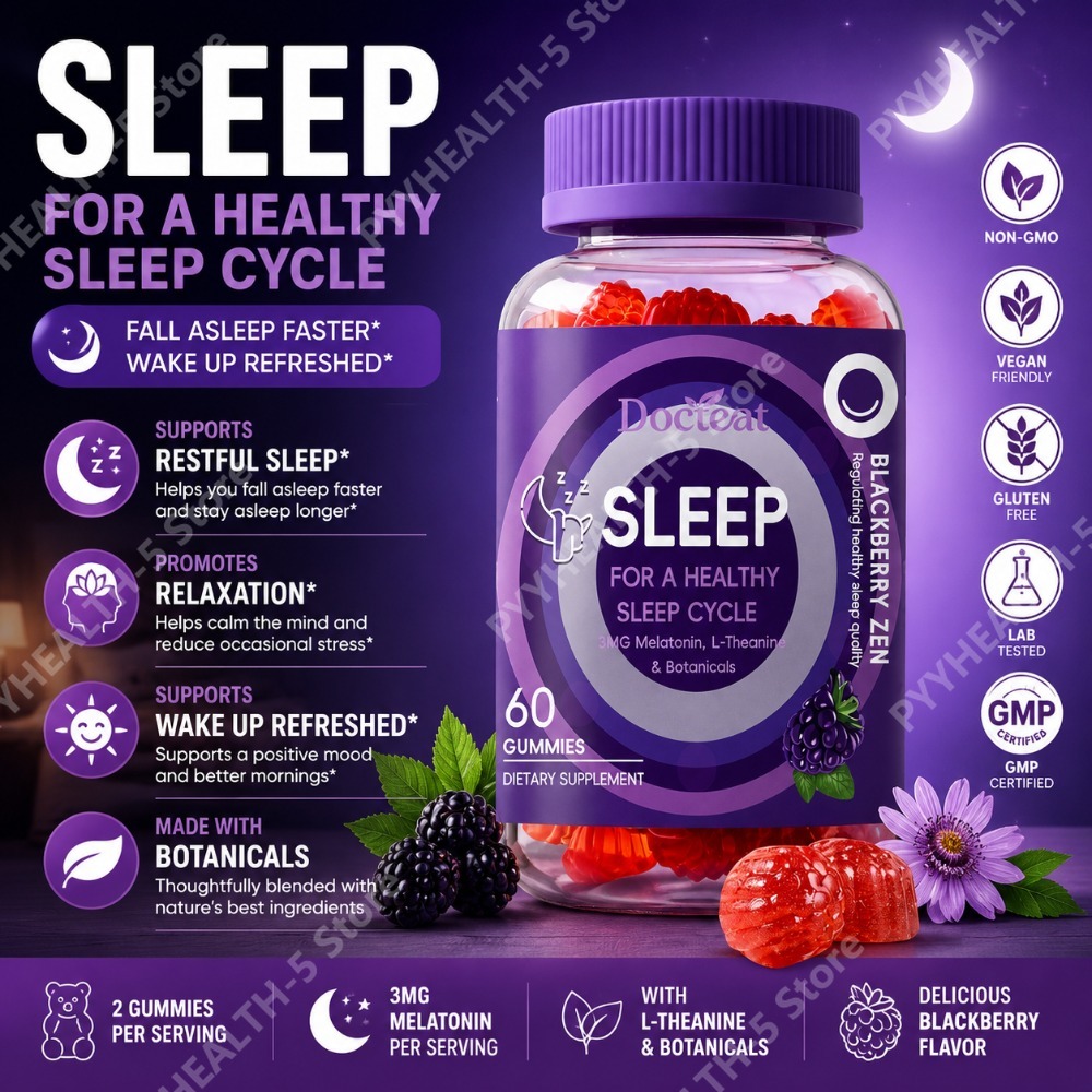 Docteat Sleep Gummies 3mg Mela - Melatonin Sleep Gummy ulasan dan harga