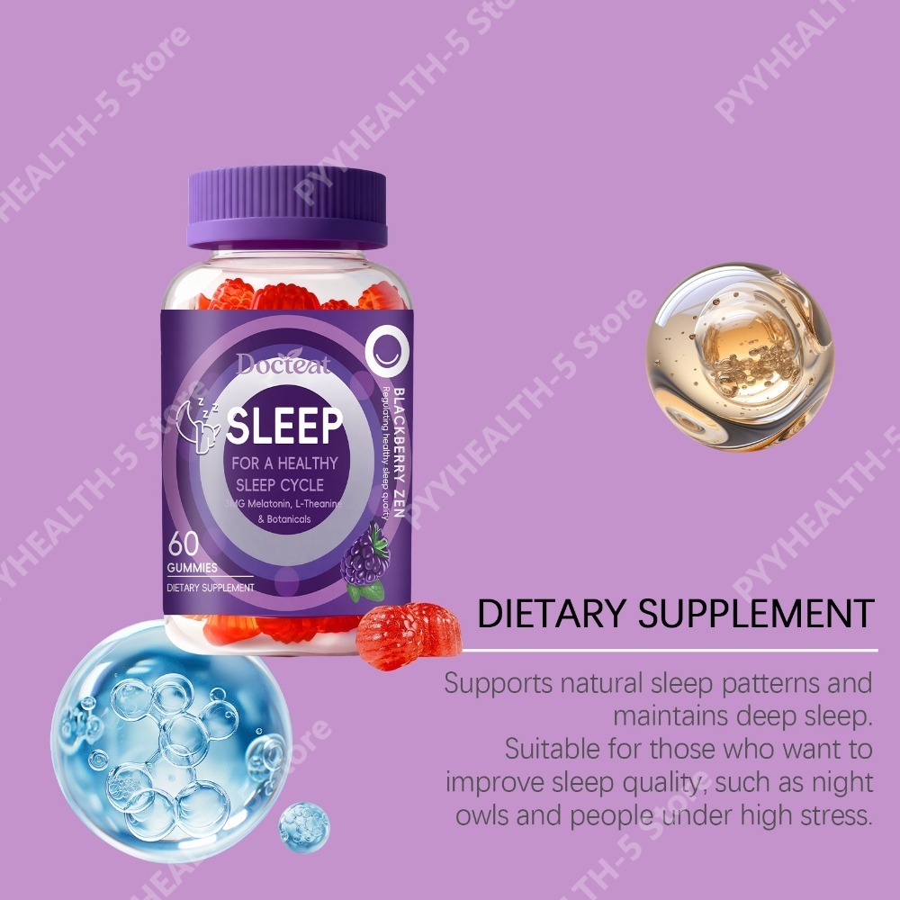 Docteat Sleep Gummies 3mg Mela - Melatonin Sleep Gummy ulasan dan harga