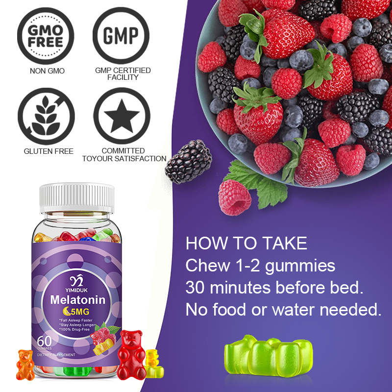 Melatonin Gummies 5Mg, Support - Melatonin Sleep Gummy ulasan dan harga