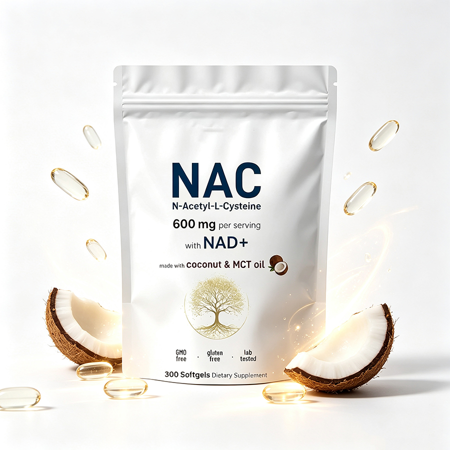 NAC 600mg Softgels with NAD+ C - Mct Oil Coconut ulasan dan harga