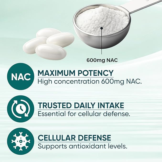 NAC 600mg Softgels with NAD+ C - Mct Oil Coconut ulasan dan harga