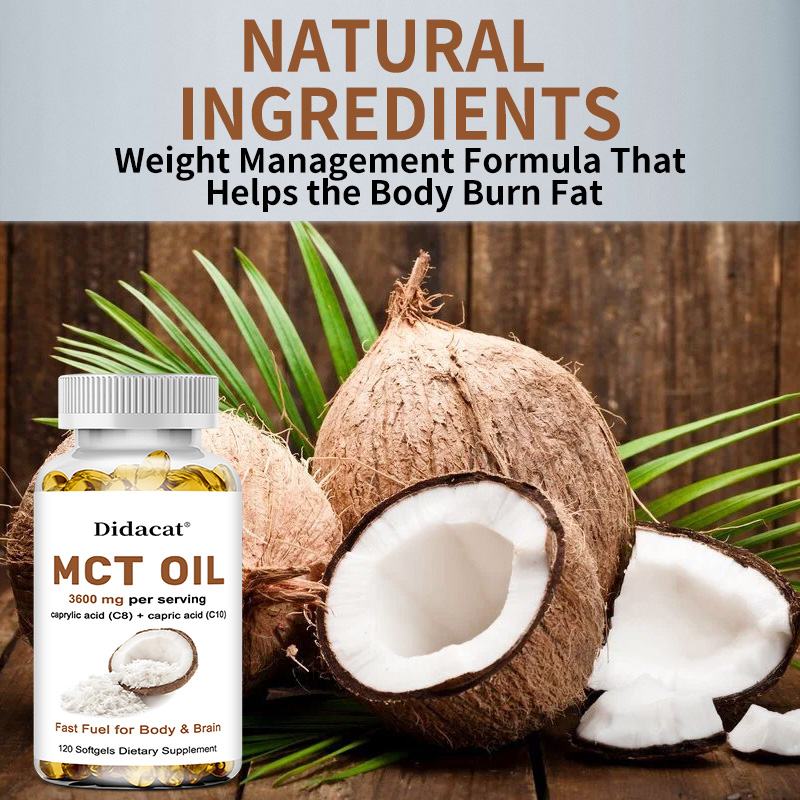 MCT Oil 3600 mg C8 C10 Capsule - Mct Oil Coconut ulasan dan harga