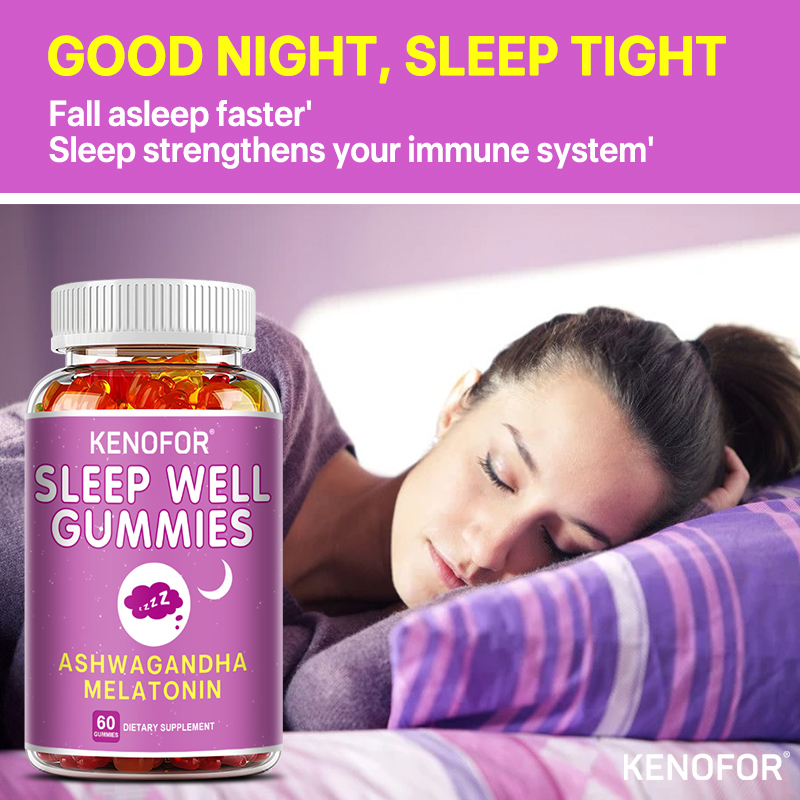 Melatonin + Ashwagandha Gummie - Melatonin Sleep Gummy ulasan dan harga