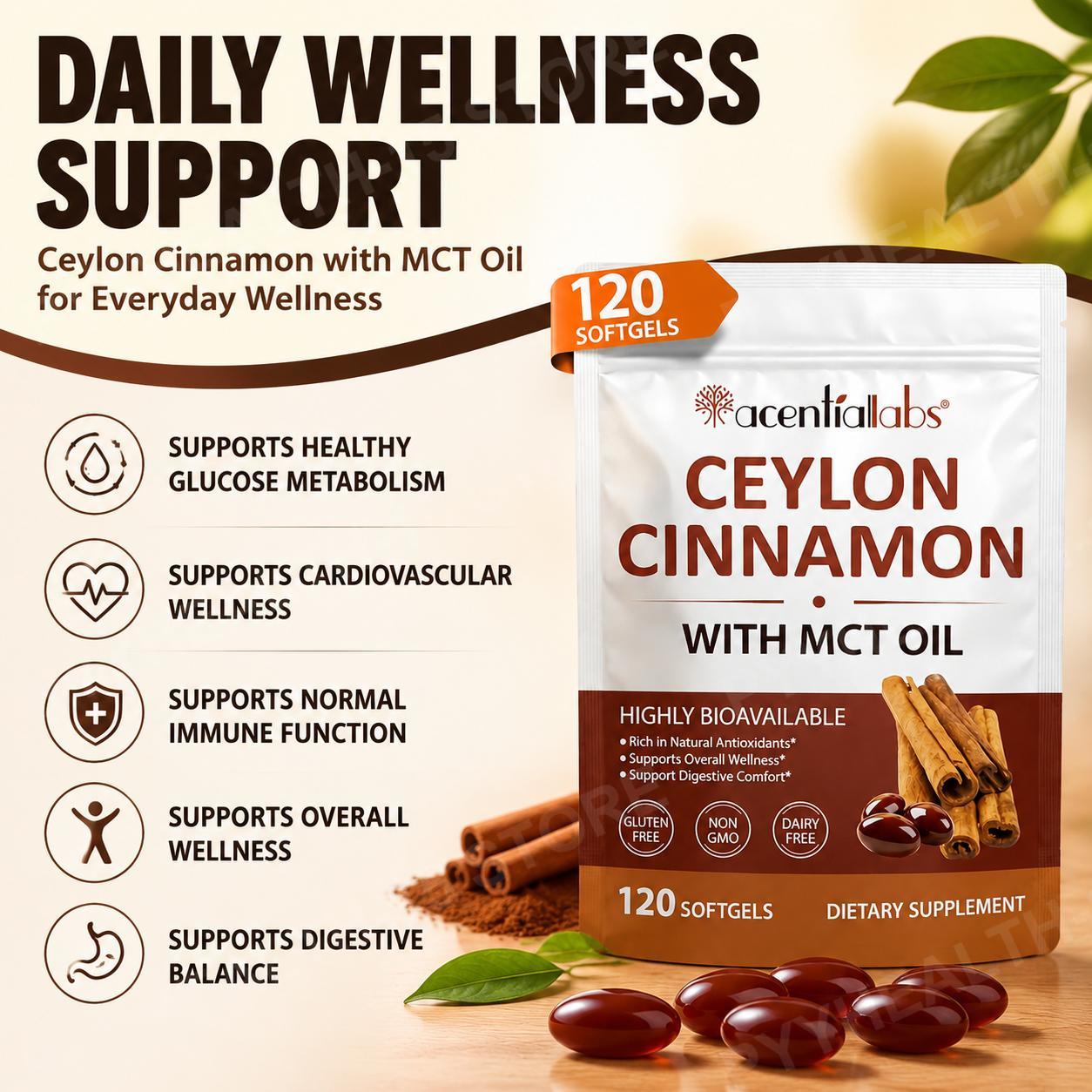 Ceylon Cinnamon with Coconut M - Mct Oil Coconut ulasan dan harga