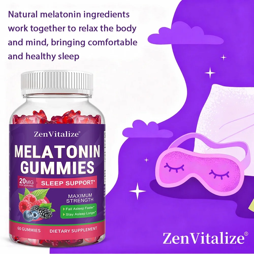 Adult Melatonin Gummies Suppor - Melatonin Sleep Gummy ulasan dan harga