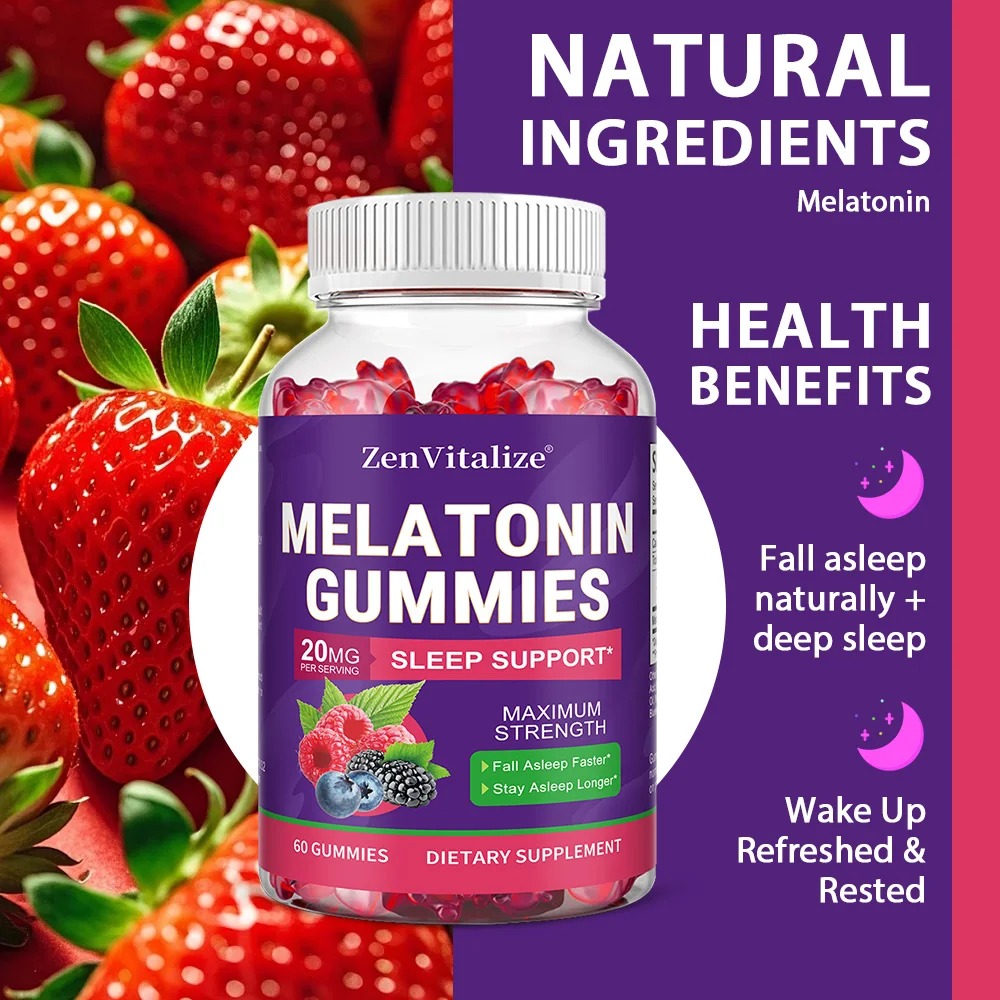 Adult Melatonin Gummies Suppor - Melatonin Sleep Gummy ulasan dan harga