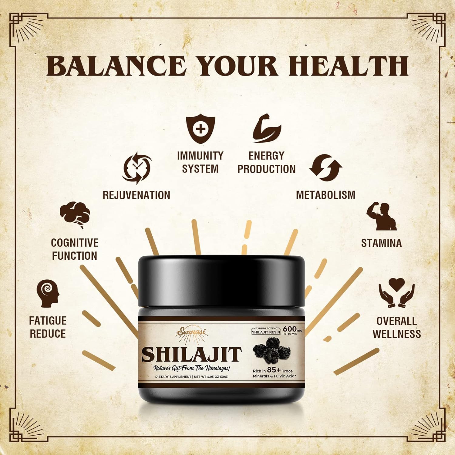 100% Pure Natural Himalayan Or - Shilajit Resin Pure ulasan dan harga