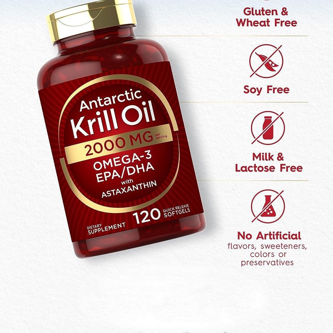 Krill oil soft capsules supple - Nutrition Fitness ulasan dan harga