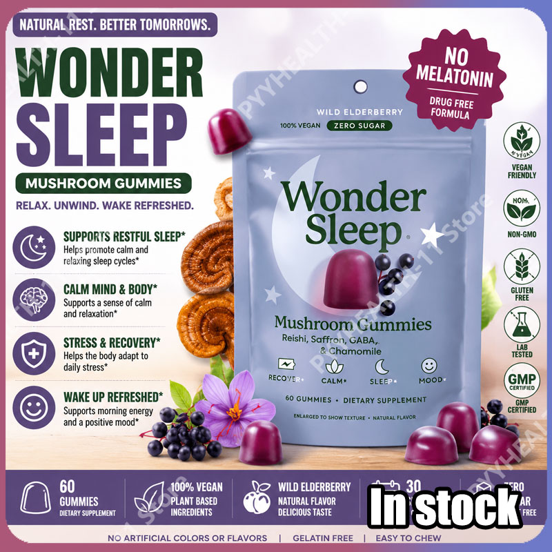 WonderSleep Mushroom Gummies S - Melatonin Sleep Gummy ulasan dan harga
